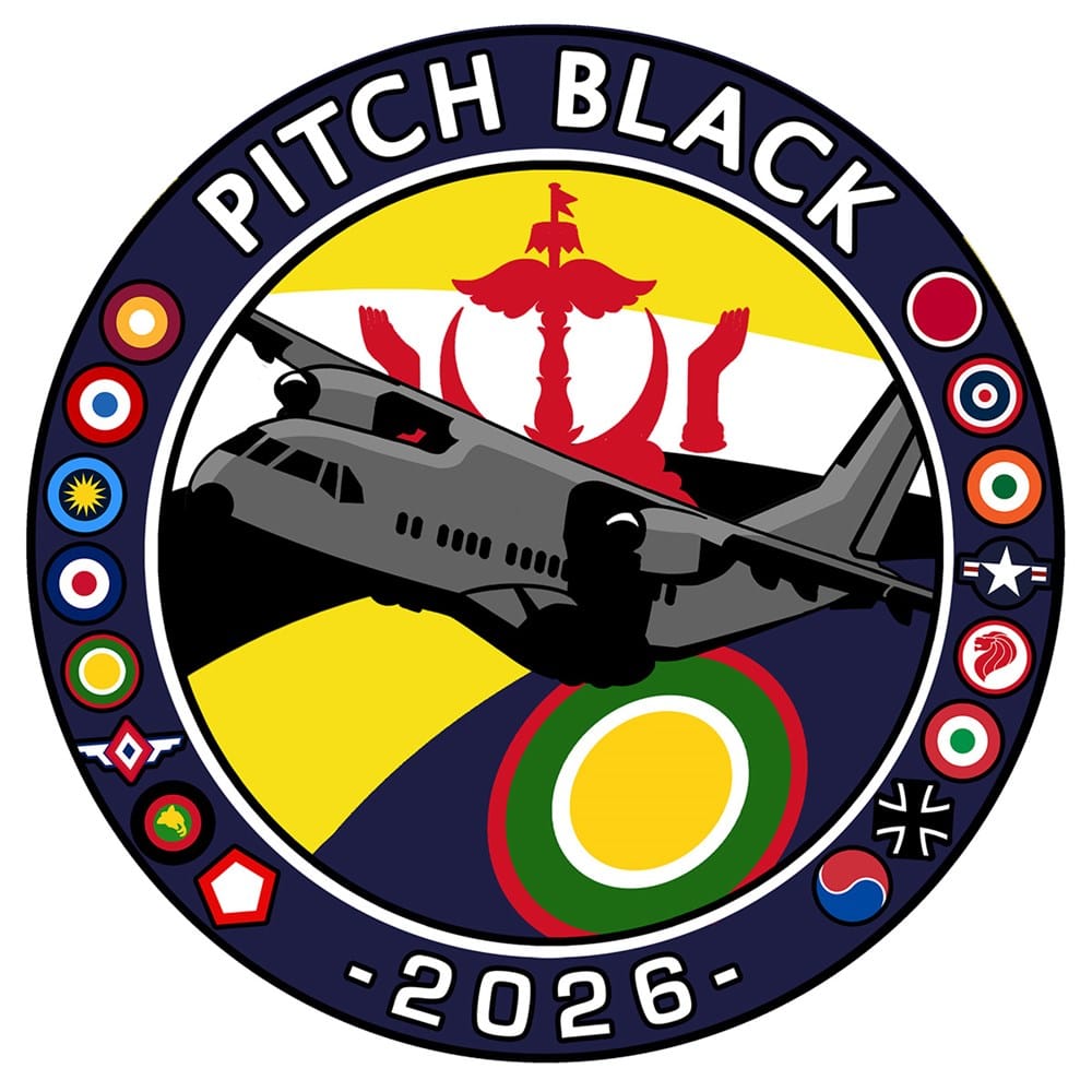 Mach 5 Pitch Black 2026 Royal Brunei Air Force C-295 Sticker