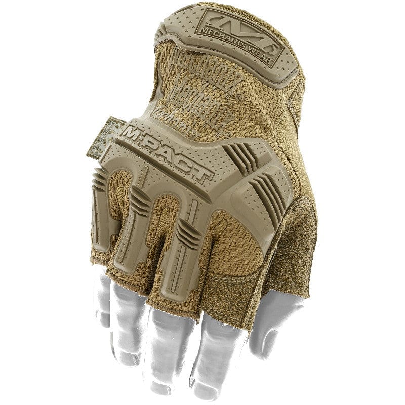 Mechanix M-Pact Fingerless Gloves Coyote Brown 1