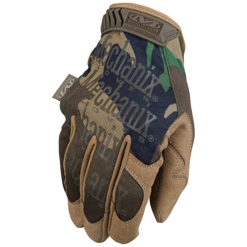 Mechanix Original Gloves - Woodland Camo Front