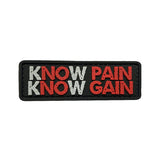 Valhalla Know Pain,Know Gain PVC Patch