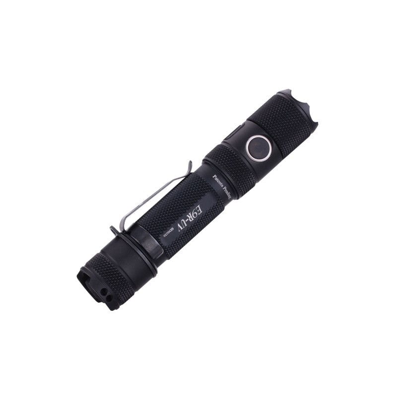Powertac E9R-UV - 1300 Lumen USB Rechargeable LED Flashlight with UV