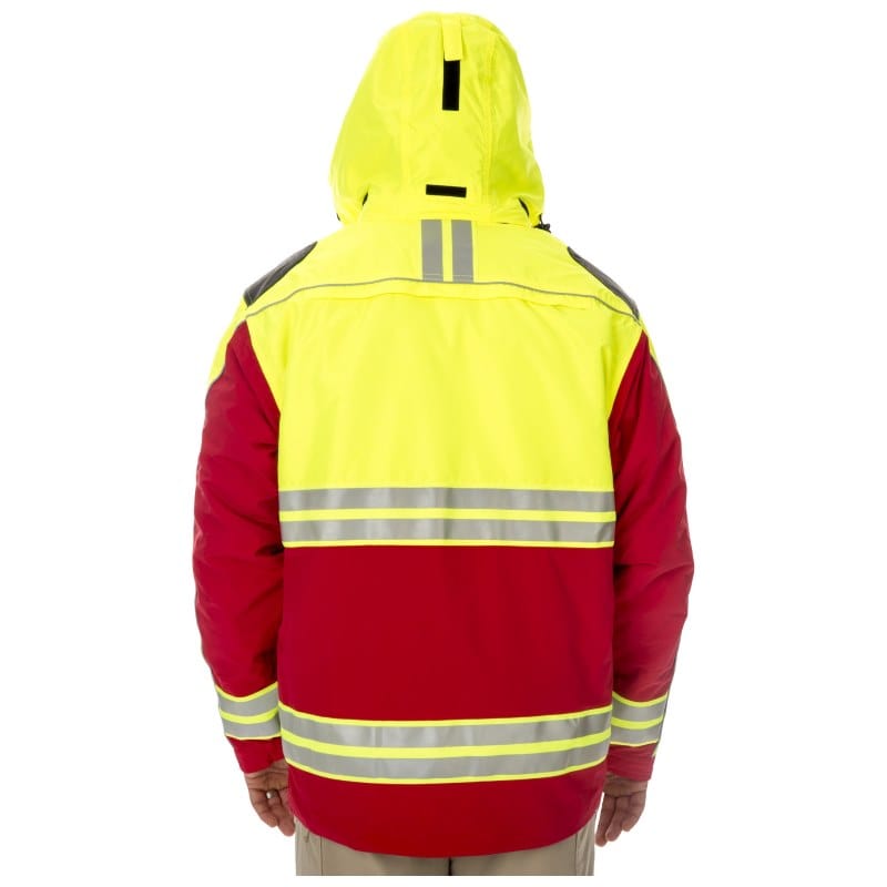 5.11 Responder Hi-Visibility Parka Range Red 2