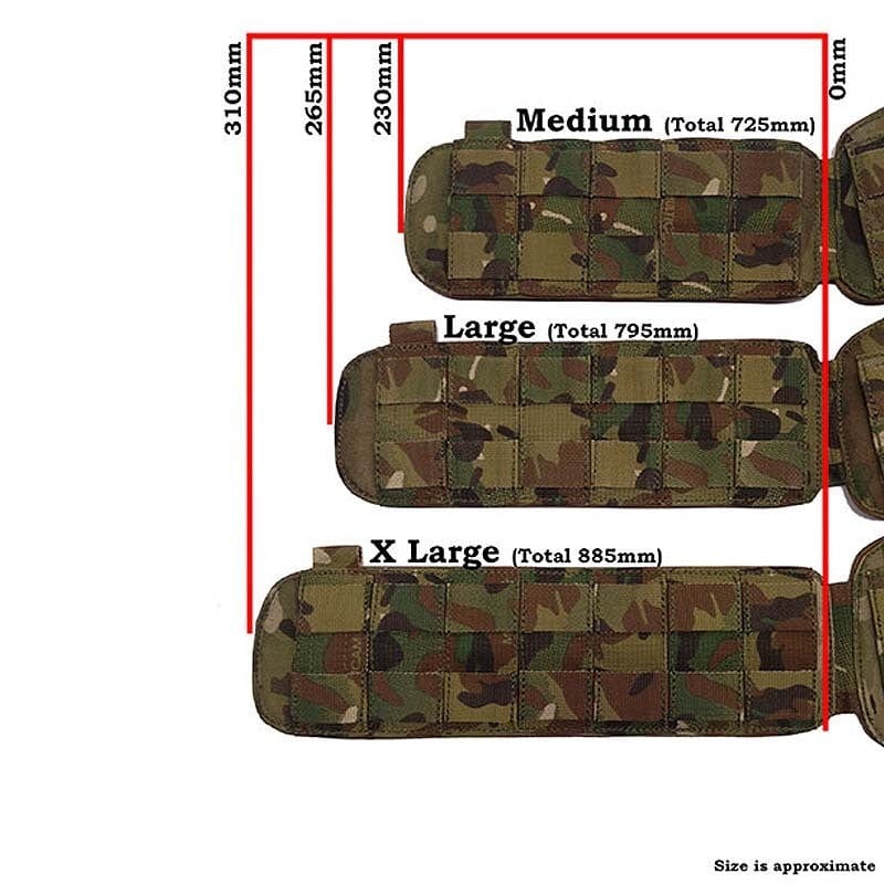 SORD Agile Belt Pad Dimensions