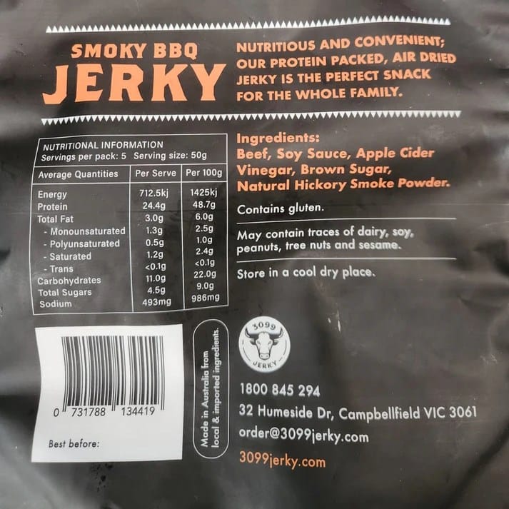 3099 Smoky BBQ Jerky