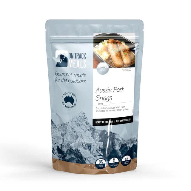 On Track Meals Aussie Pork Snags (Limited Edition)