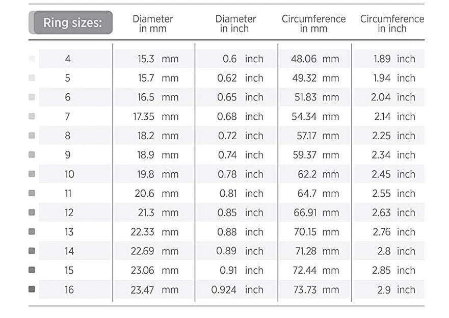 Tactically Engaged Mirrimi Ring Sizes