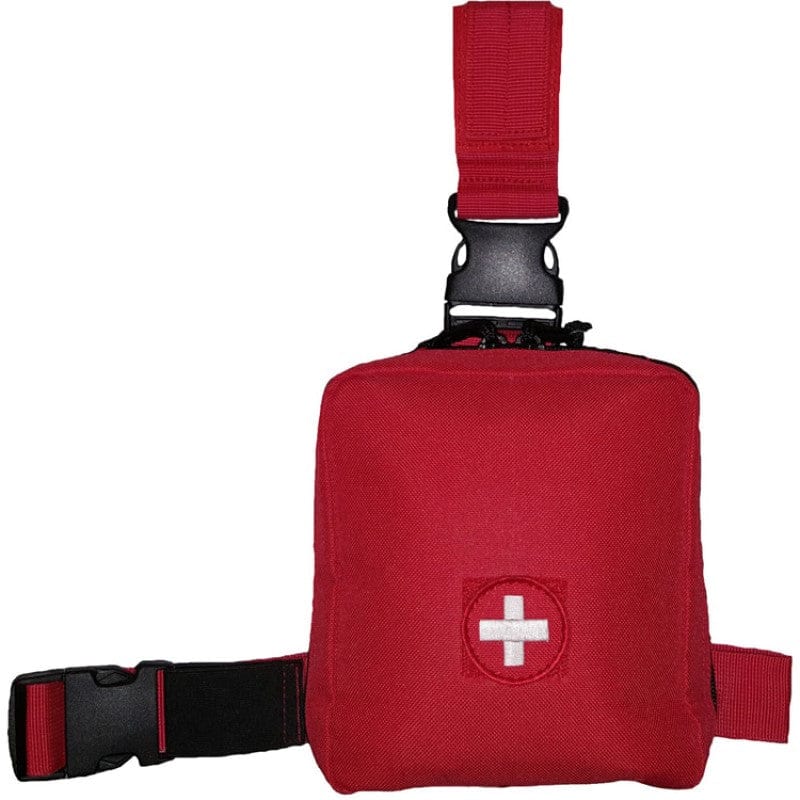 TAS 5287 Drop Leg Medical Pouch Red Front