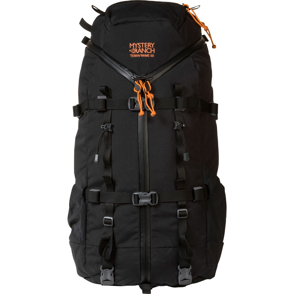 Mystery Ranch Terraframe 3-Zip 50 Pack Black Front