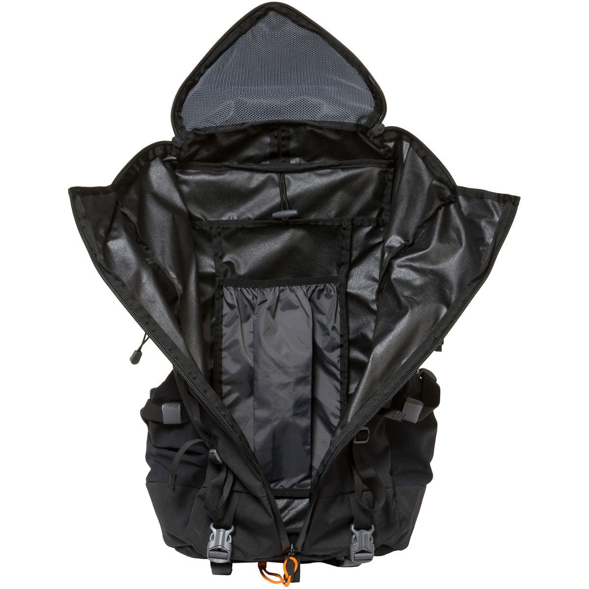 Mystery Ranch Terraframe 3-Zip 50 Pack Black Open
