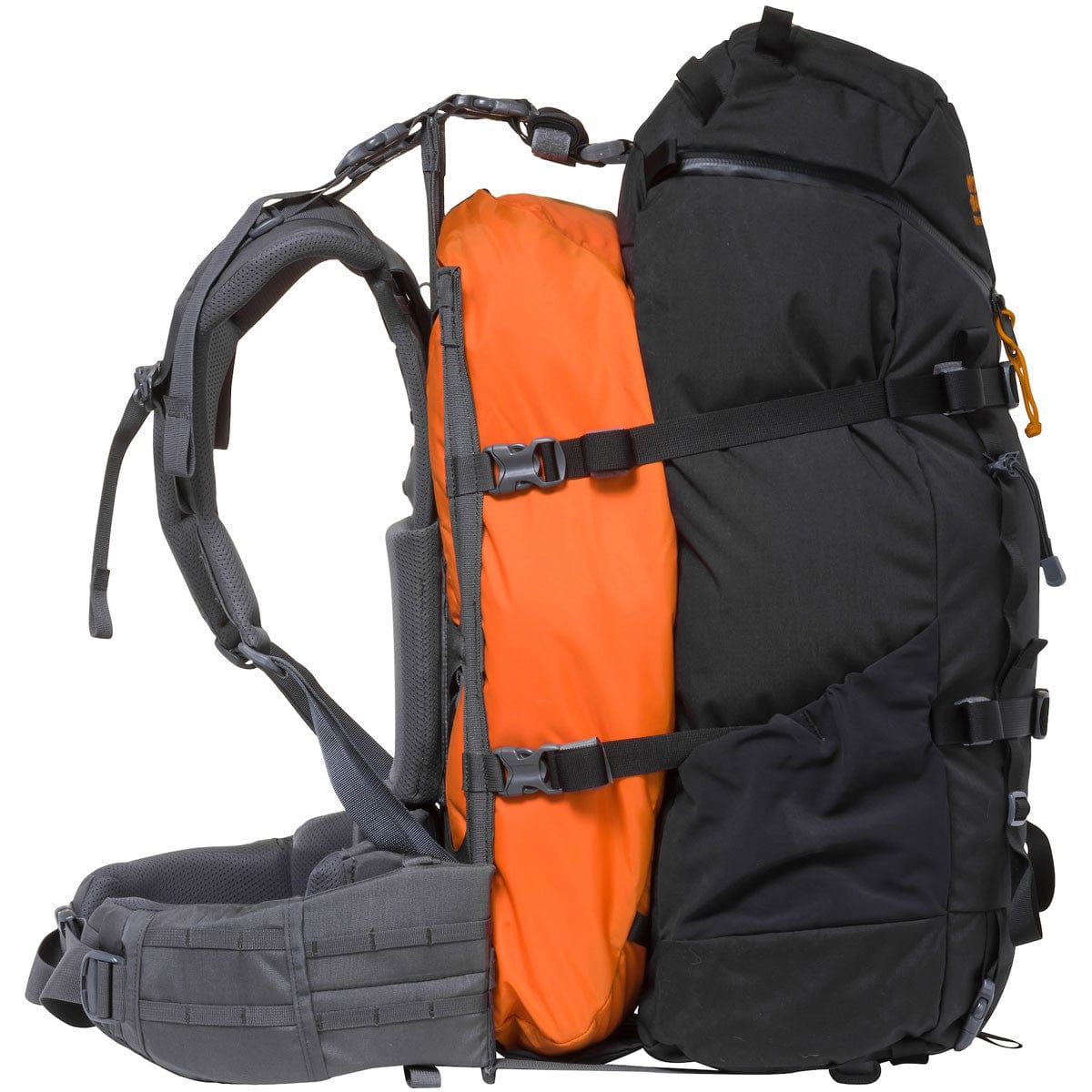 Mystery Ranch Terraframe 3-Zip 50 Pack Black Side 1