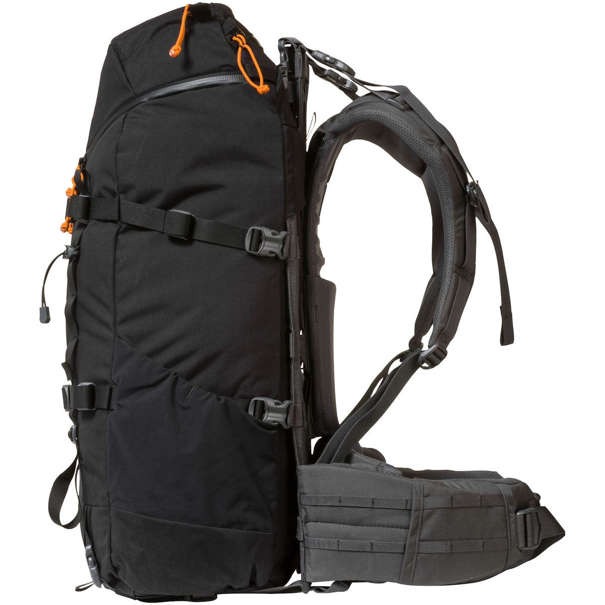 Mystery Ranch Terraframe 3-Zip 50 Pack Black Side 2
