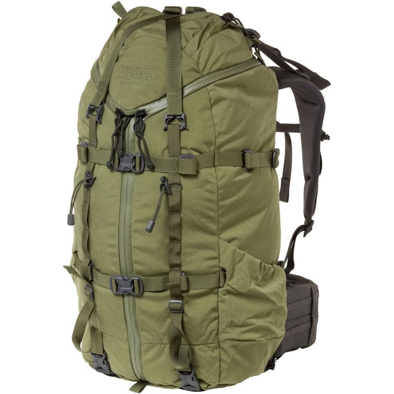 Mystery Ranch Terraframe 3-Zip 50 Pack Loden Front