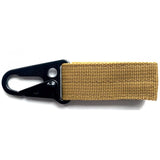 Valhalla Removable Webbing Keychain Tan