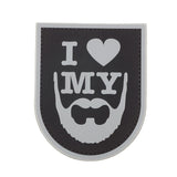 Valhalla I Love Beard PVC Patch