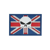 Valhalla UK Flag with Punisher PVC Patch