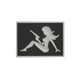 Valhalla Girl with Pistol on Right Hand PVC Patch