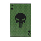 Valhalla Punisher Playing Card Reflective Patch