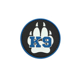 Valhalla Round K9 Paw PVC Patch