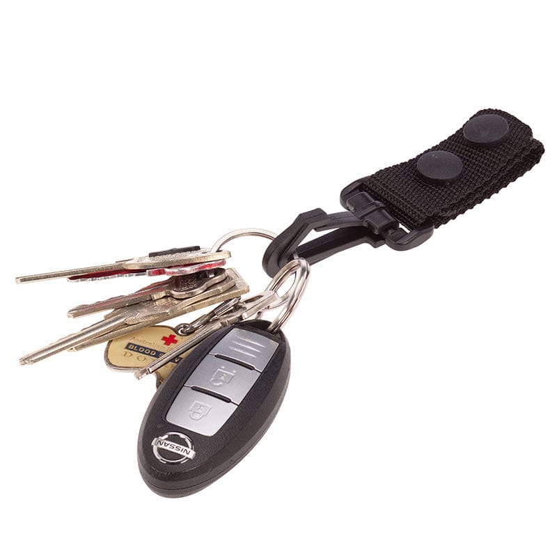 Valhallla Belt Keeper with Snap Button Closure, with Key Holder