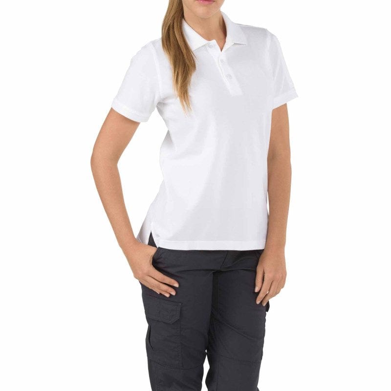 5.11 Women's Professional Short Sleeve White Front