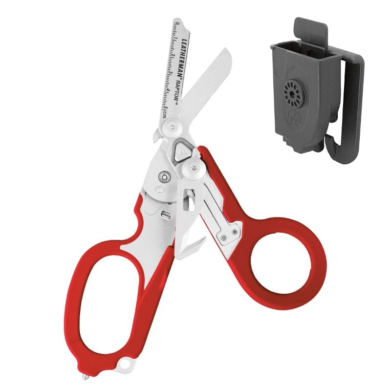 Leatherman Raptor Rescue with Utility Holster-Red/Black 1