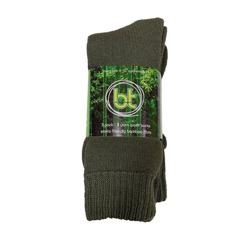 Bamboo 3-Pack 3-Yarn Work Sock