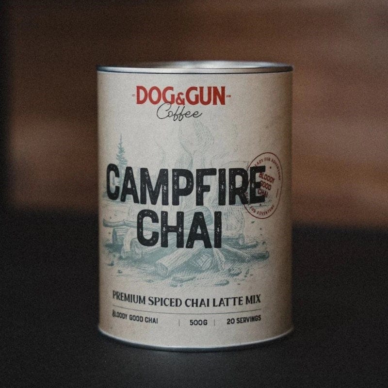 Dog & Gun Coffee Campfire Chai Latte - 500g Tin 1