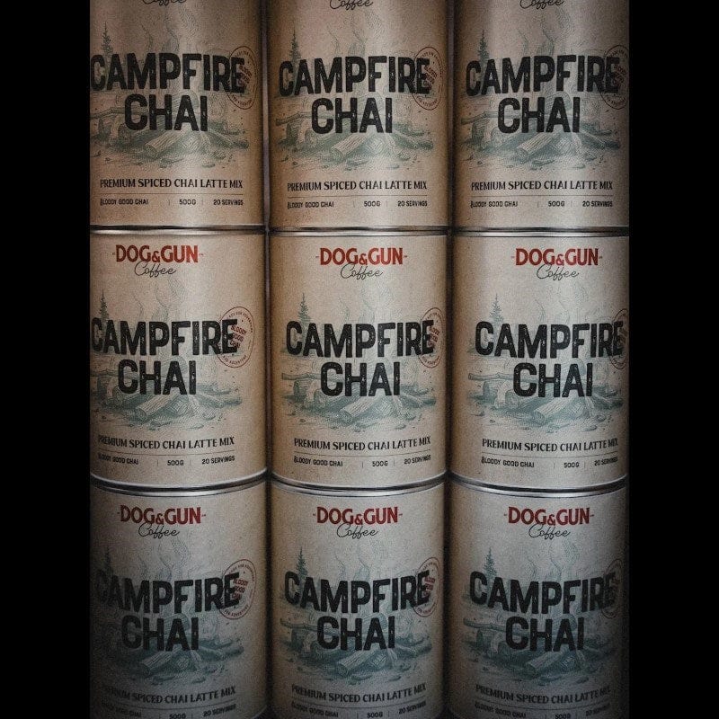 Dog & Gun Coffee Campfire Chai Latte - 500g Tin 3