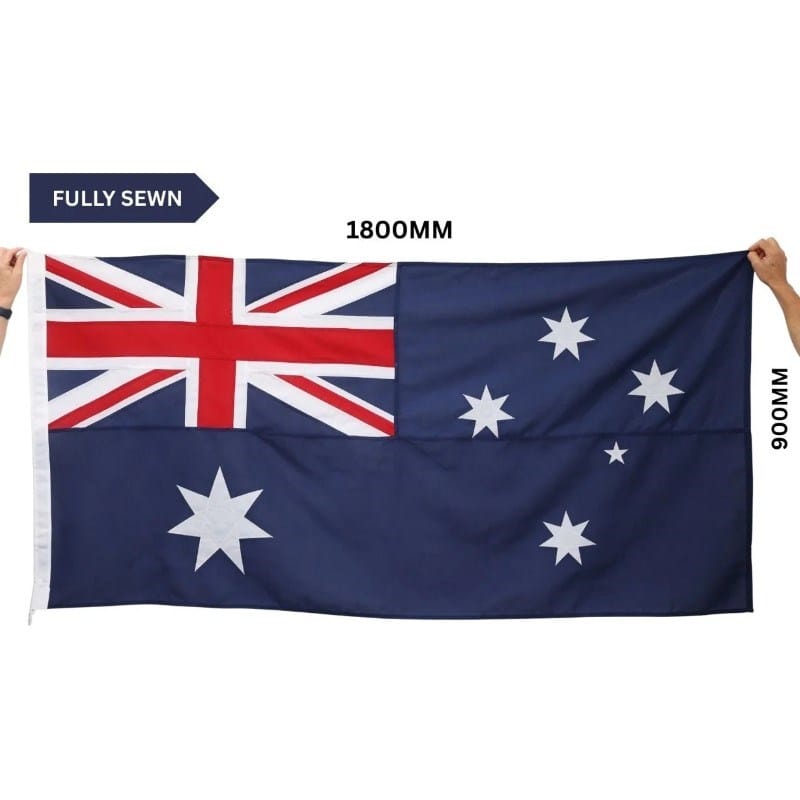 The Flag Men Fully Sewn Australian Flag - Large 1800 x 900mm