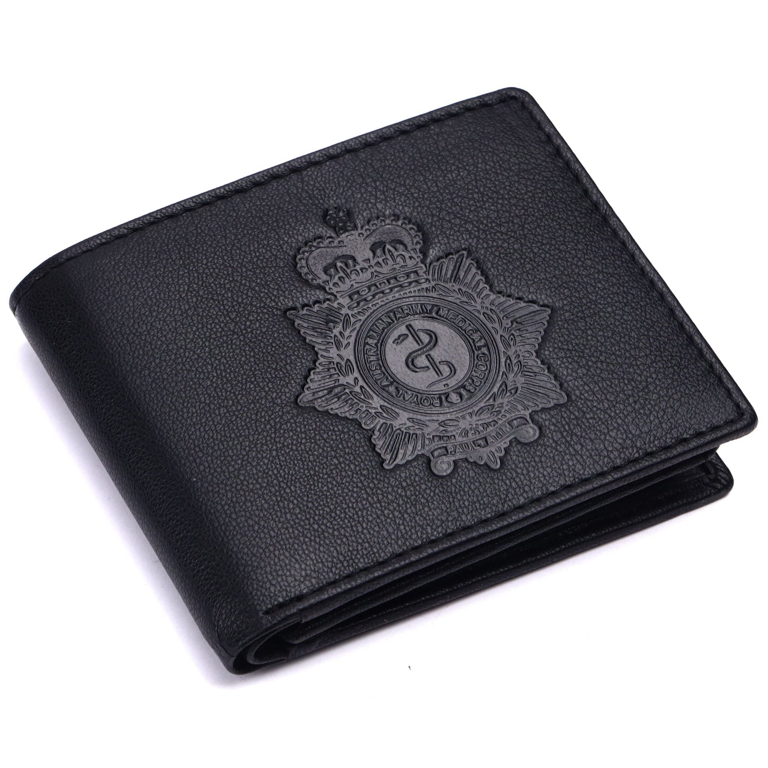 LEATHER EMBOSSED WALLET - RAAMC