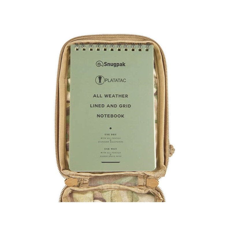 Platatac All-Weather Notebook Cover Zippered Multicam 7