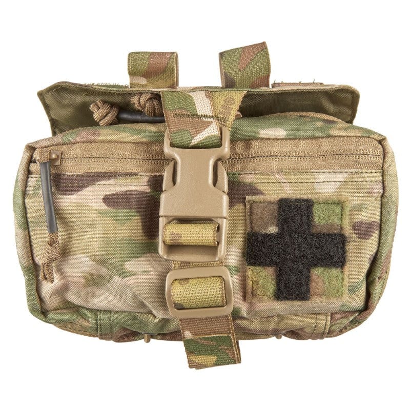 Platatac Tear Away Med Pouch (TAMPH) Horizontal - Multicam Front