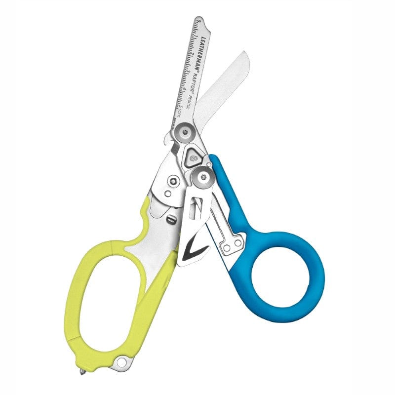 Leatherman Raptor Rescue with Utility Holster-Blue/High Vis Yellow