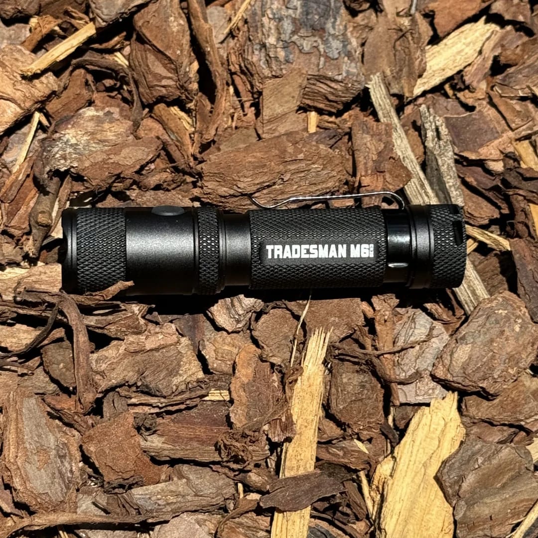 Powertac M6 GEN3 Tradesman - 2,030 Lumen Magnetic Tail Cap EDC Light