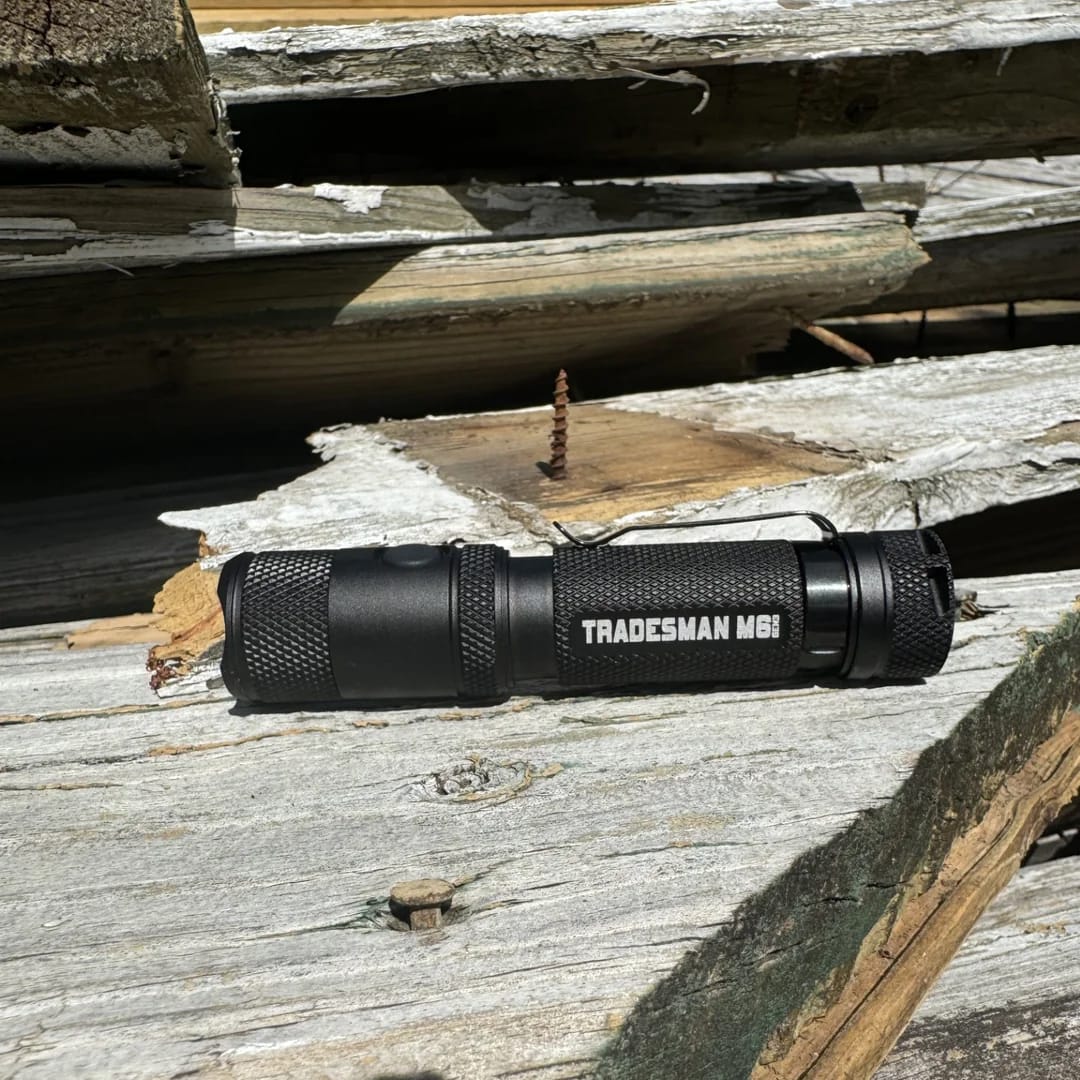 Powertac M6 GEN3 Tradesman - 2,030 Lumen Magnetic Tail Cap EDC Light