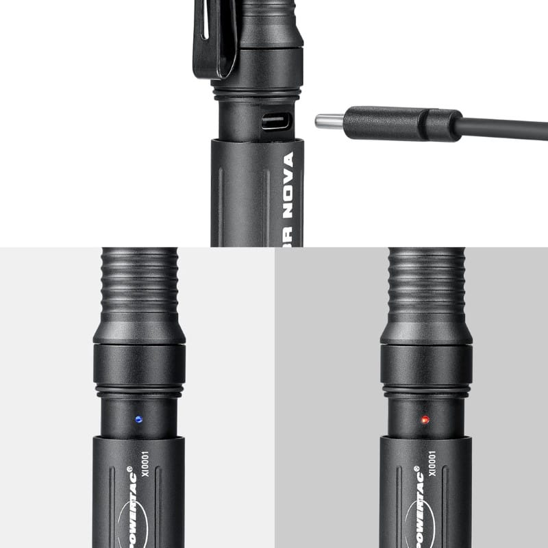 Powertac E3R Nova - 820 Lumen Rechargeable Flashlight