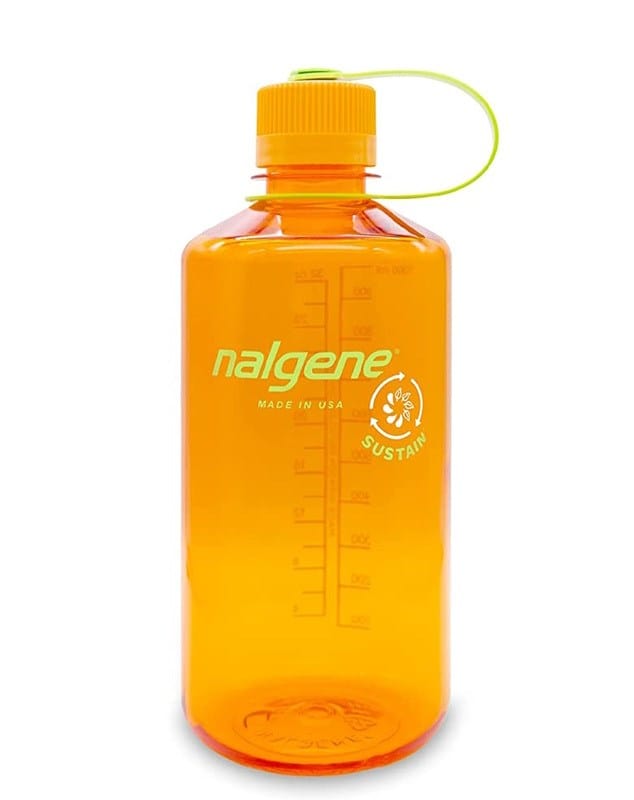 Nalgene Narrow Mouth Sustain Bottle 1L Clementine
