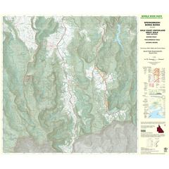 World Wide Maps Springbrook Binna Burra Topographic Map-1