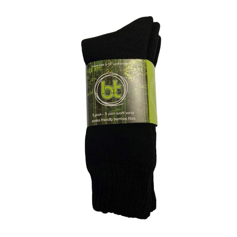 Bamboo 3-Pack 3-Yarn Work Sock