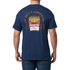 5.11 Freedom Fries S/S Tee Pacific Navy Back