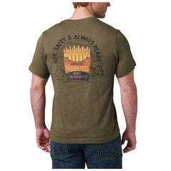 5.11 Freedom Fries S/S Tee Ranger Green Back