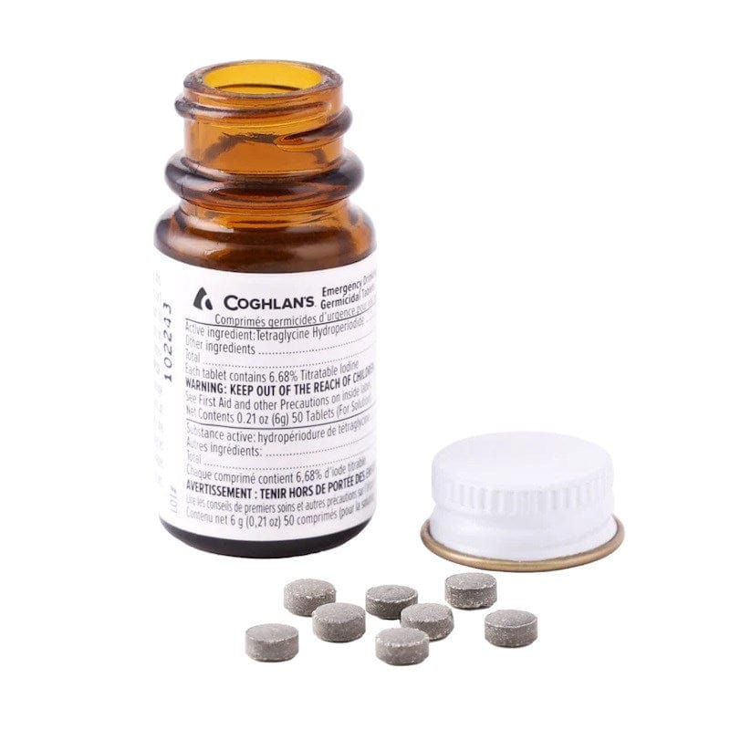 Coghlan's Drinking Water Germicidal Tablets - 50 Pack