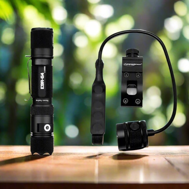 Powertac E9R-G4-W Flashlight Tactical WML Package