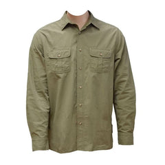Bamboo "Dundee" Long Sleeve Shirt - Fatigue