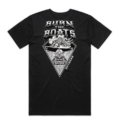 NXT Burn The Boats Limited Edition Tee Black Back