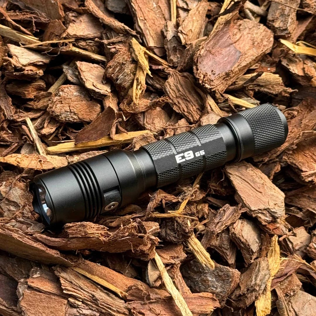 Powertac E9 GEN5 Long Throw - 3,000 Lumen 388 Meter Tactical EDC Flashlight