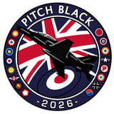 Mach 5 Pitch Black 2026 Royal Air Force Hawk MK167 Sticker