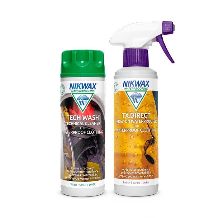 Nikwax Twin Tech Wash/TX Direct Spray-on Twin pack