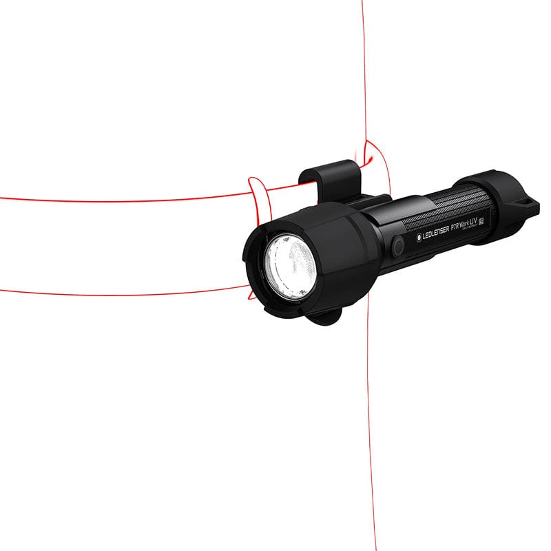 Ledlenser P7R Work UV 1200lm Led & UV Led 365nm Rechargeable Rugged Waterproof Flashlight