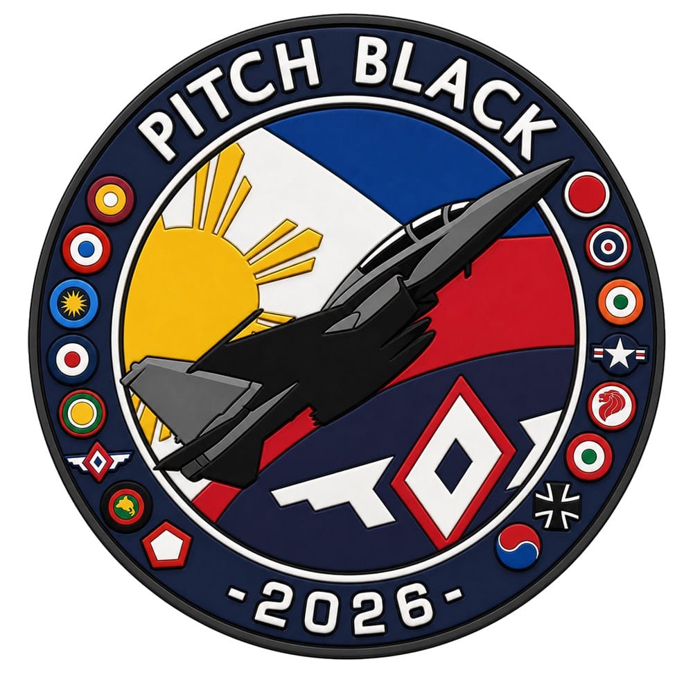 実物　PITCH BLACK 2022 参加部隊ワッペン Pitch Black 2026 Patches